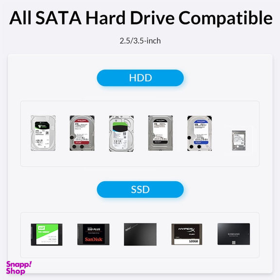 باکس هارد 3.5/2.5 اینچ HDD/SSD Type-C اوریکو مدل 6829C3-V1