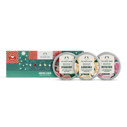 کرم مرطوب کننده بادی شاپ مدل Comfort and Cheer حجم 150 میلی لیتر مجموعه 3 عددی