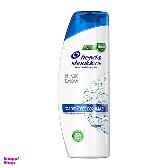 شامپو ضد شوره مو هد اند شولدرز مدل Klasik Bakim 100% حجم 350 میلی لیتر