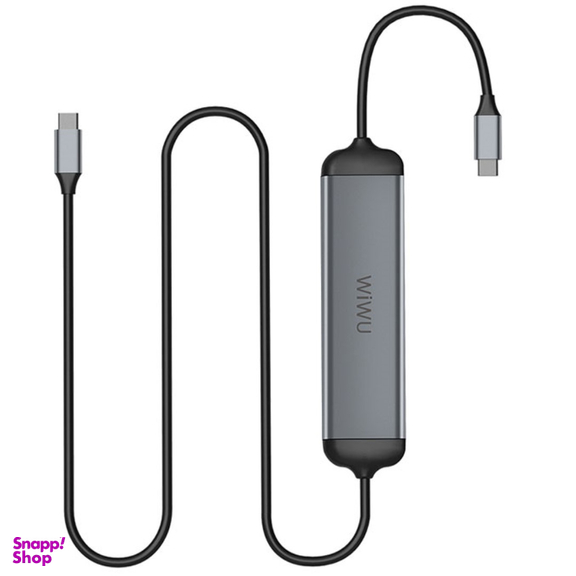 هاب تایپ سی 5 پورت ویوو مدل Alpha 521H 5 In 1 Type C Hub