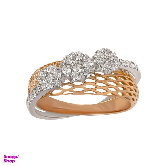 انگشتر طلا 18 عیار زنانه جواهری سون کد 5532