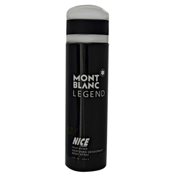 بادی اسپلش مردانه نایس پاپت مدل Mont Blac Legend حجم 200 میلی لیتر