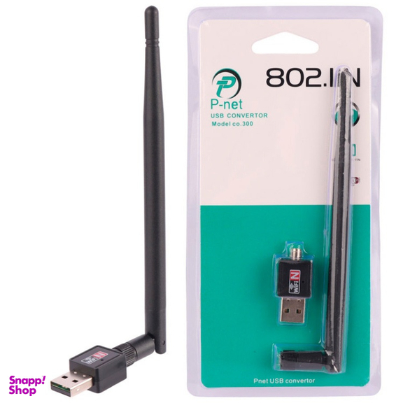 کارت شبکه بی سیم آنتن بلند پی نت مدل USB CO.300