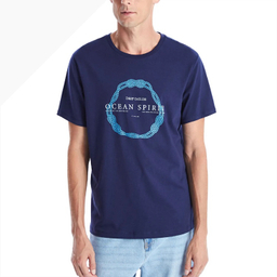 تیشرت مردانه ال سی وایکیکی مدل tork578 رنگ سرمه ای