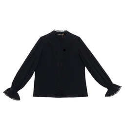 شومیز زنانه برنس مدل آذر رنگ مشکی