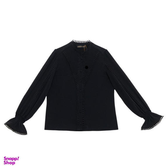 شومیز زنانه برنس مدل آذر رنگ مشکی