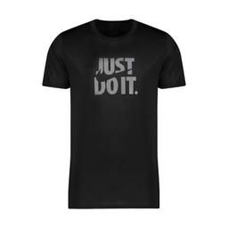 تیشرت ورزشی مردانه طرح نایک مدل Just Do It کد AT129 رنگ مشکی