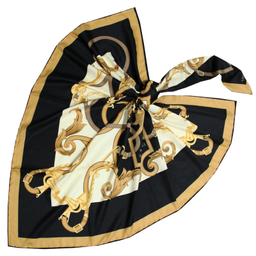 روسری زنانه آنالیا مدل ابریشم دور دست دوز کد 6057