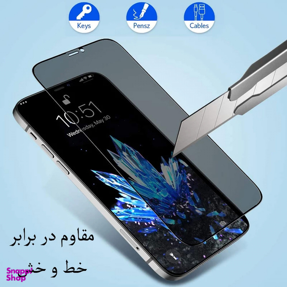 محافظ صفحه نمایش گوشی موبایل لیتو مدل 2.5D مناسب برای اپل iPhone 13 ProMax