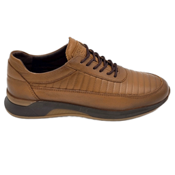 کفش راحتی مردانه شمس کد 08754 رنگ قهوه‌ای