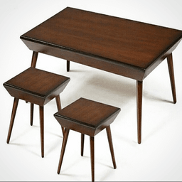 میز جلومبلی و عسلی بارکو کد 624 مجموعه 3 عددی