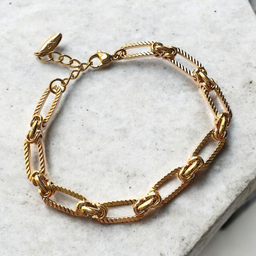 دستبند روکش طلا زنانه ژوپینگ مدل کارتیه کد XU045