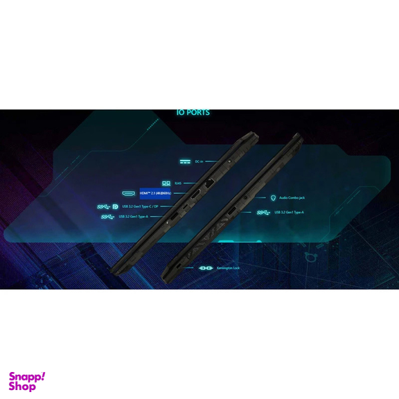 لپ تاپ 15.6 اینچی ام اس آی مدل Cyborg 15 A13UCX-i5 13420H-16GB DDR5 4800MHz-512GB SSD-RTX2050 4GB-FHD 144Hz