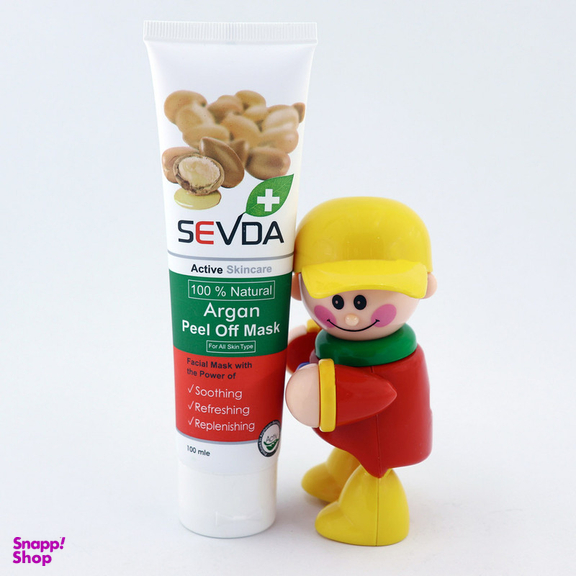 ماسک صورت سودا مدل ذغال فعال حجم 75 میلی لیتر به همراه ماسک صورت سودا مدل آرگان حجم 100 میلی لیتر