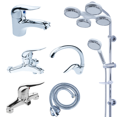 ست شیرآلات اهرمی اندیکا مدل اردکی کد 661 مجموعه 6 عددی