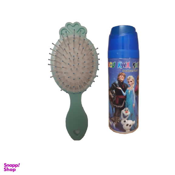 اسپری خوشبو کننده بدن کودک بوخشا مدل السا حجم 200 میلی لیتر به همراه برس