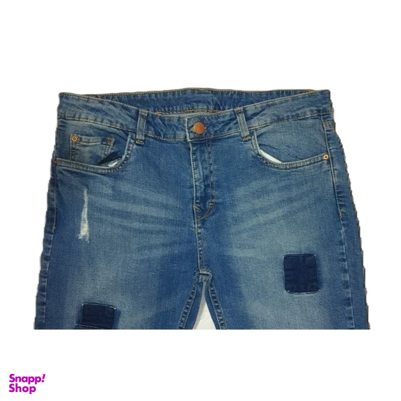 شلوار زنانه جانینادنین کد 1008 رنگ سرمه ای