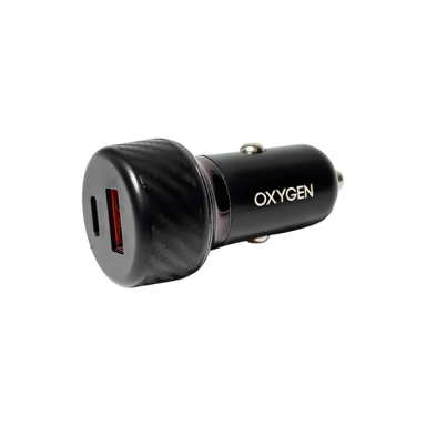 شارژر فندکی 2 پورت اکسیژن مدل AC06 توان 48 وات