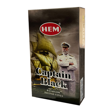 عود آبشاری هم مدل کاپیتان بلک کد Captain Black-01 بسته 10 عددی