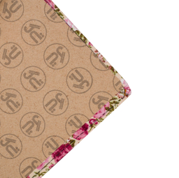 دفتر خط دار کرافت 80 برگ تی گل مدل 2313 طرح گلدار صورتی