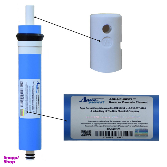 دستگاه تصفیه کننده آب آکوا پیورست مدل AP-75G به همراه فیلتر تصفیه آب
