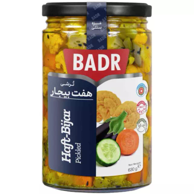 ترشی هفت بیجار بدر وزن 630 گرم