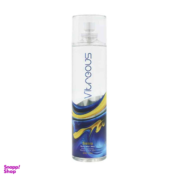 بادی اسپلش مردانه ویتروس مدل Sienna حجم 245 میلی لیتر