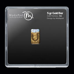 شمش طلا 18 عیار مدوپد مدل SG10792