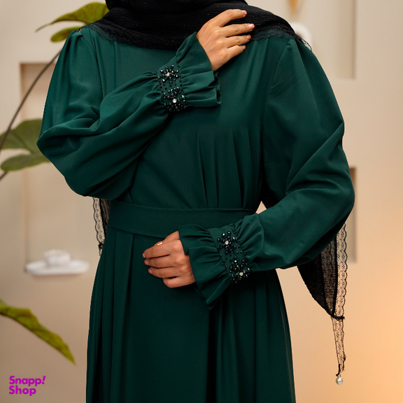 مانتو عبایی زنانه کد 331 رنگ سبز
