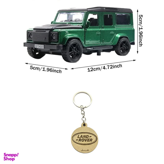 ماکت ماشین ناب سل مدل لندروور فلزی موزیکال چراغدار Land Rover به همراه جاسوییچی