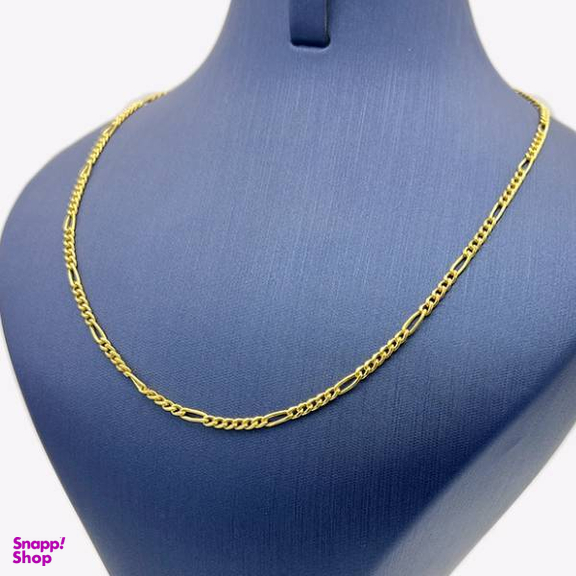 زنجیر طلا 18 عیار زنانه اپال گلد مدل فیگارو کد sh0159