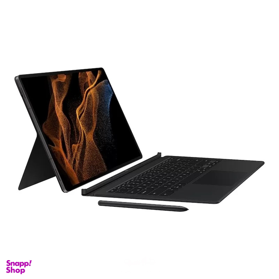 کیف کلاسوری کیبورددار تبلت مدل Keyboard مناسب برای سامسونگ Galaxy Tab S8 Plus