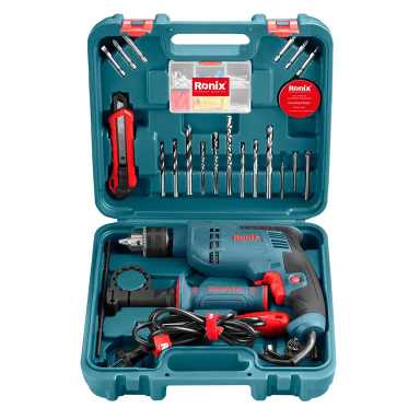 ست دریل برقی رونیکس مدل RS-0008 مجموعه  33 عددی