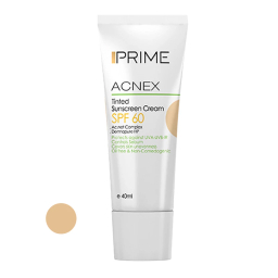 کرم ضد آفتاب رنگی پریم مدل Acnex SPF60 حجم 40 میلی لیتر