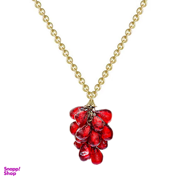 گردنبند زنانه دلبر مدل دانه انار شب یلدا کد 015