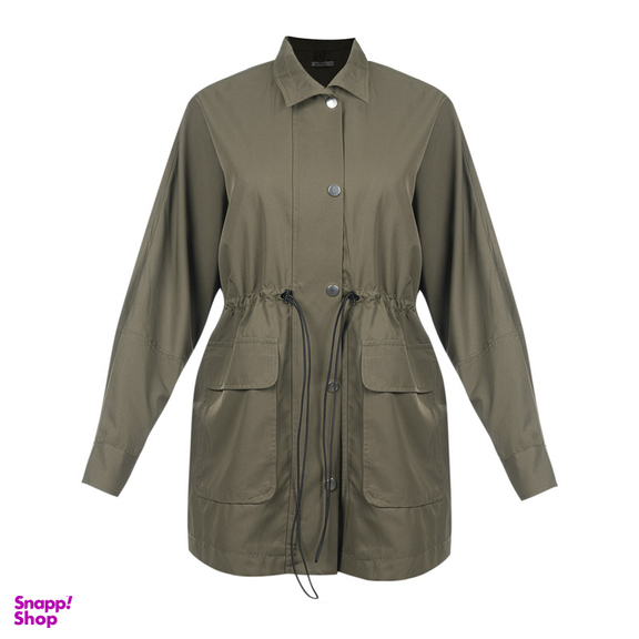 بارانی زنانه سرژه مدل 228152 رنگ سبز