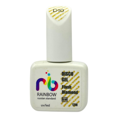 دیسکو ژل ناخن رینبو شماره D10 حجم 12 میلی لیتر