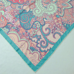 روسری زنانه آنالیا مدل ابریشم مزونی کد a-5077