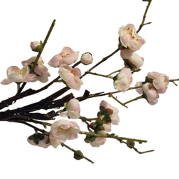 گل مصنوعی مدل شکوفه به رنگ سفید صورتی