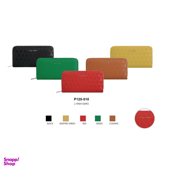 کیف پول زنانه دیوید جونز مدل P125-510