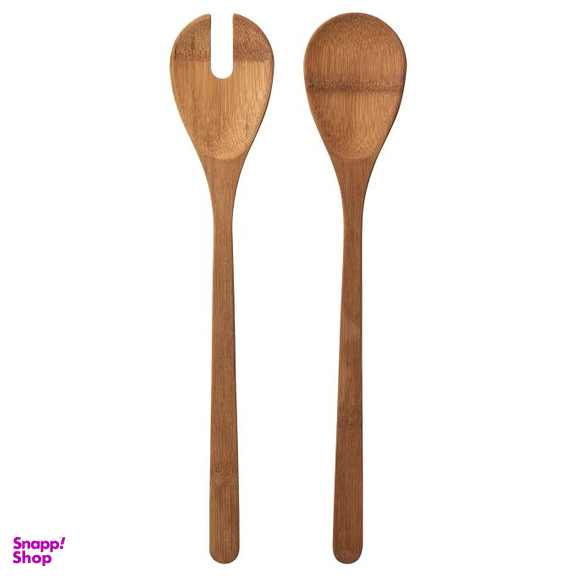 قاشق و چنگال سرو سالاد ایکیا مدل GRONSAKER