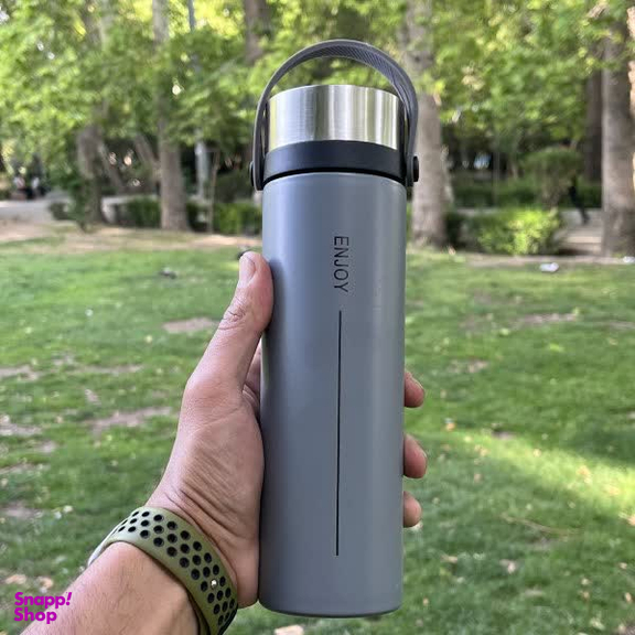 ماگ سفری اینجوی مدل vacum cup گنجایش 420 میلی لیتر