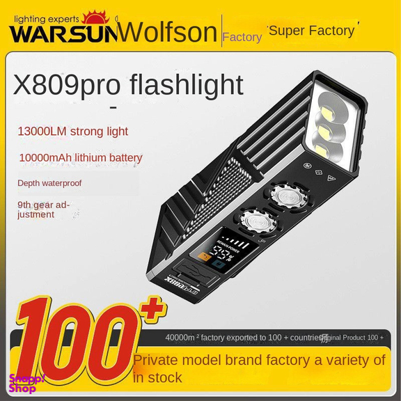 چراغ قوه دستی بلک دایموند مدل X809 Pro نور مهتابی