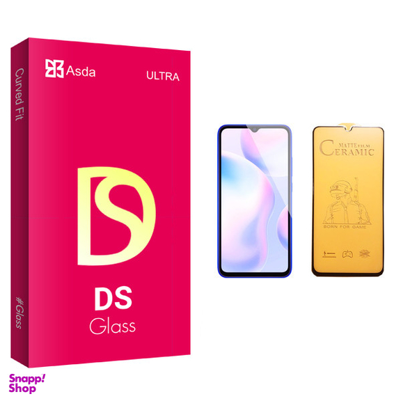 محافظ صفحه نمایش سرامیکی آسدا مدل DS glass مناسب برای گوشی موبایل شیائومی Redmi 9A