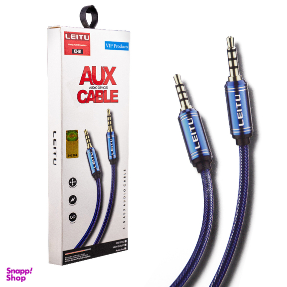 کابل AUX Jack 3.5mm لیتو مدل KX-121 طول 1.5متر
