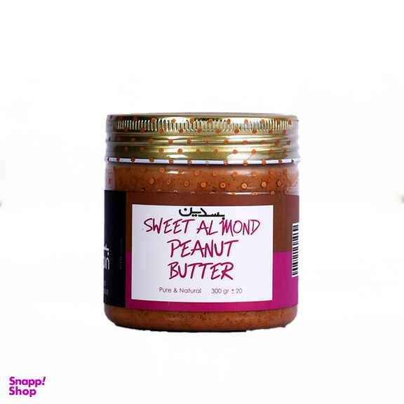 کره بادام زمینی و بادام درختی بسدین وزن 300 گرم