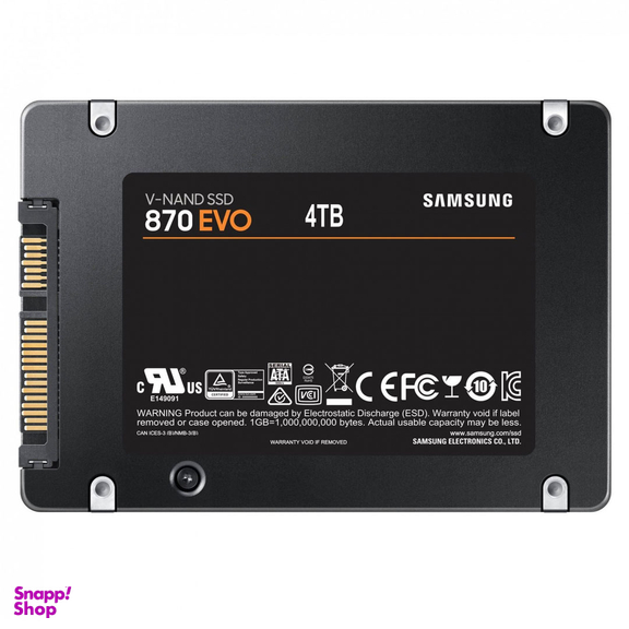 حافظه SSD اینترنال سامسونگ مدل 870 EVO ظرفیت 4 ترابایت