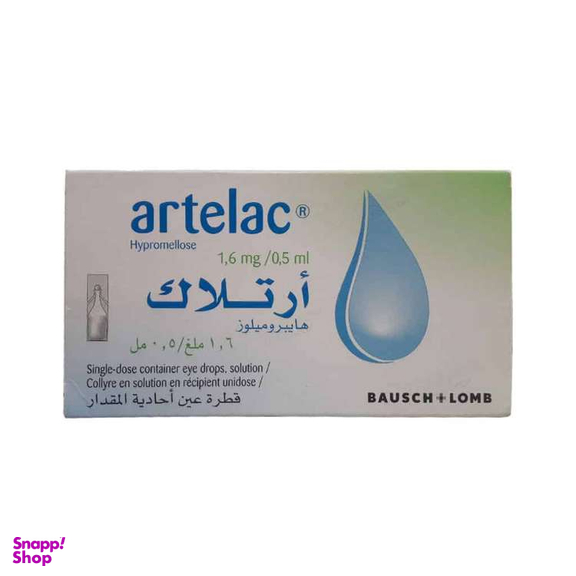قطره تک دوز اشک مصنوعی آرتلاک بوش اند لومب ولیان دارو بسته 60 عددی