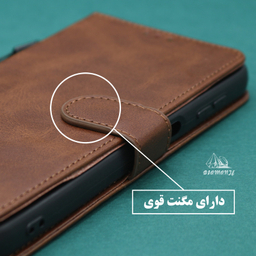 کیف کلاسوری دیامانته مدل Scusa Bk مناسب گوشی موبایل سامسونگ Galaxy A26 به همراه بند آویز