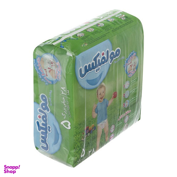 پوشک کودک مولفیکس سایز 5 بسته 28 عددی